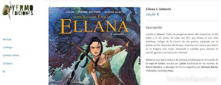 C&oacute;mics: ELLANA - 1 INFANCIA - YERMO ed. - NUEVO - Foto 2