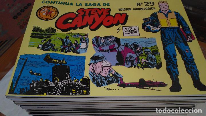 C&oacute;mics: * STEVE CANYON * EDICIONES ESEUVE 1988 * COMPLETA 29 N&ordm; IMPECABLES * - Foto 4
