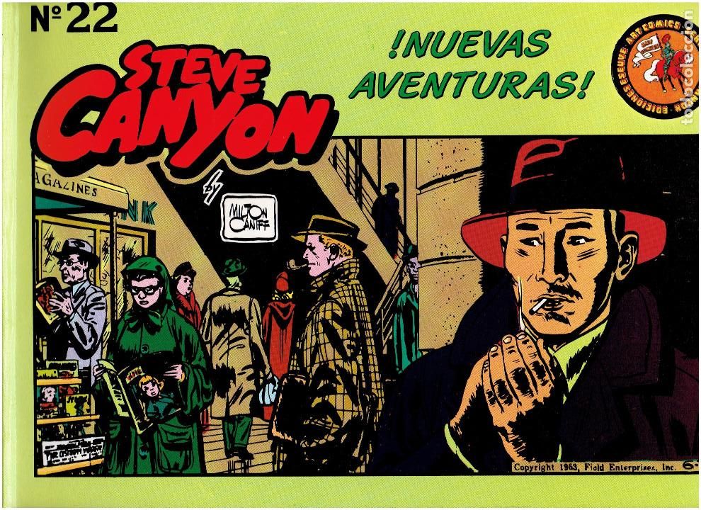 C&oacute;mics: * STEVE CANYON * EDICIONES ESEUVE 1988 * COMPLETA 29 N&ordm; IMPECABLES * - Foto 10
