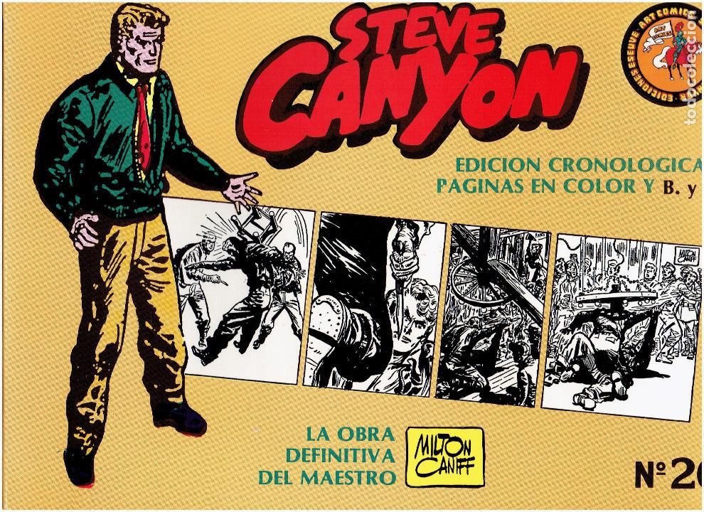 C&oacute;mics: * STEVE CANYON * EDICIONES ESEUVE 1988 * COMPLETA 29 N&ordm; IMPECABLES * - Foto 11