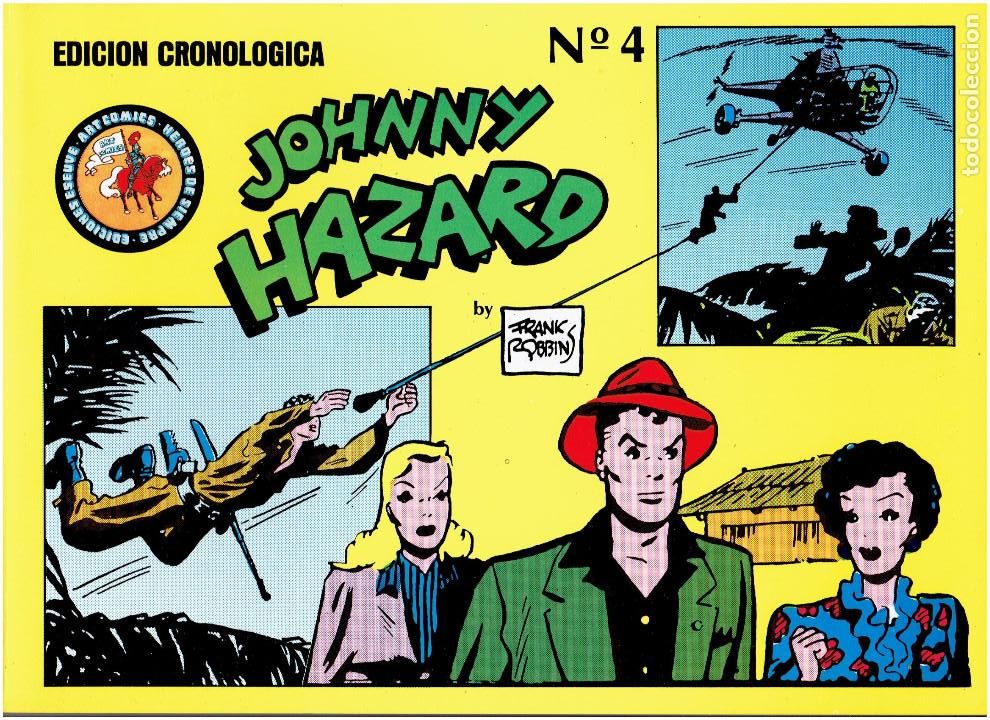 C&oacute;mics: * JOHNNY HAZARD * EDICIONES ESEUVE 1990 * COMPLETA 6 N&ordm; IMPECABLES * - Foto 7