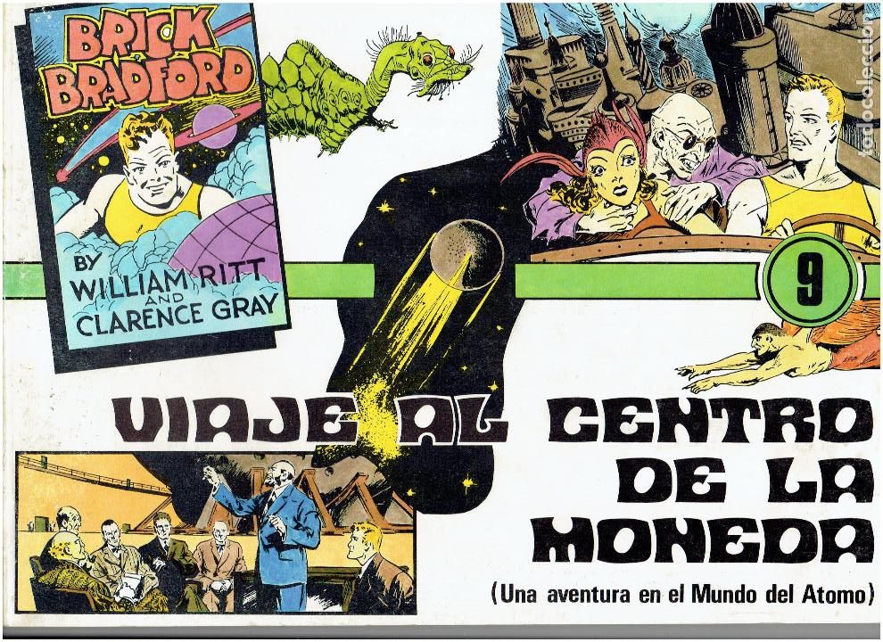 C&oacute;mics: * BRICK BRADFORD * EDICIONES ESEUVE 1983 * COMPLETA 10 N&ordm; IMPECABLES * - Foto 8