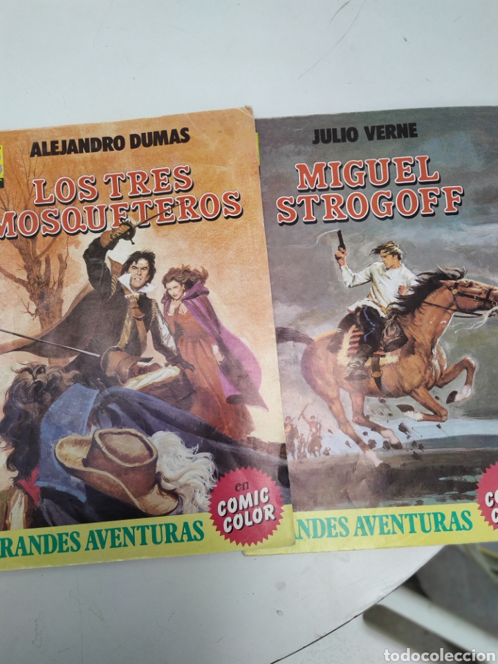 C&oacute;mics: Dos c&oacute;mic en color los tres mosqueteros y Miguel Strogoff - Foto 1