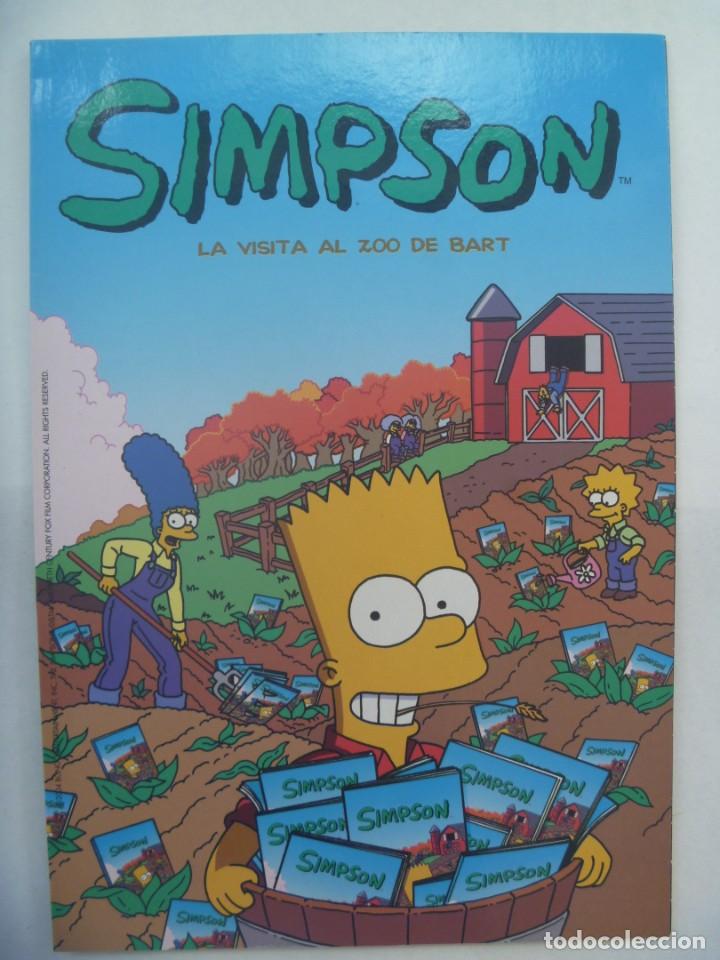 C&oacute;mics: ALBUM DE LOS SIMPSON : LA VISITA AL ZOO DE BART . DE BONGO GROUP 2004 - Foto 1
