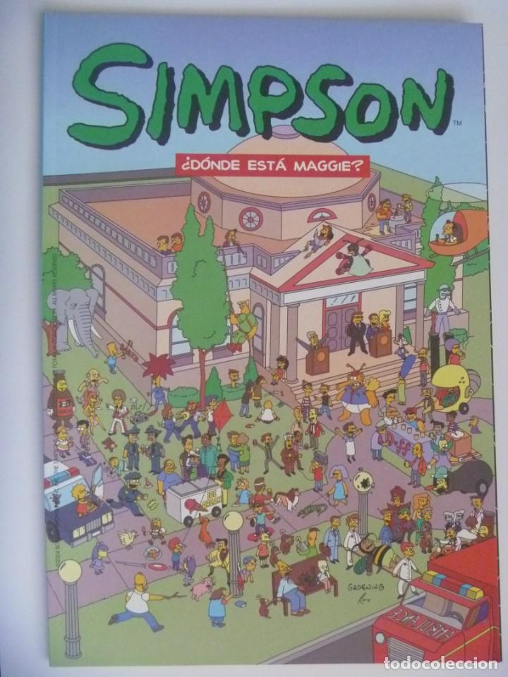 C&oacute;mics: ALBUM DE LOS SIMPSON : &iquest; DONDE ESTA MAGGIE ? . DE BONGO GROUP , 2004 - Foto 1