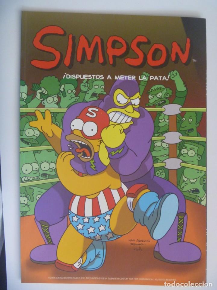 C&oacute;mics: ALBUM DE LOS SIMPSON : &iexcl; DISPUESTOS A METER LA PATA ! . DE BONGO GROUP , 2004 - Foto 1