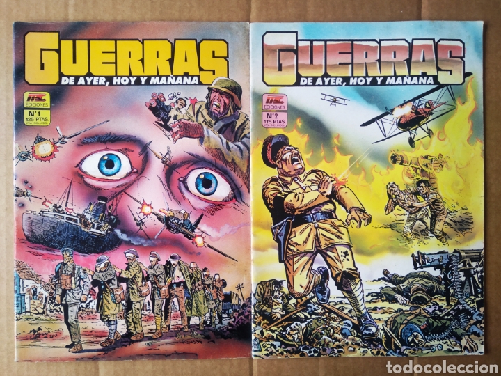 Comics: Lote Guerras de Ayer, Hoy y Ma&ntilde;ana Completa: N&uacute;meros 1-2. (MC Ediciones, 1987).