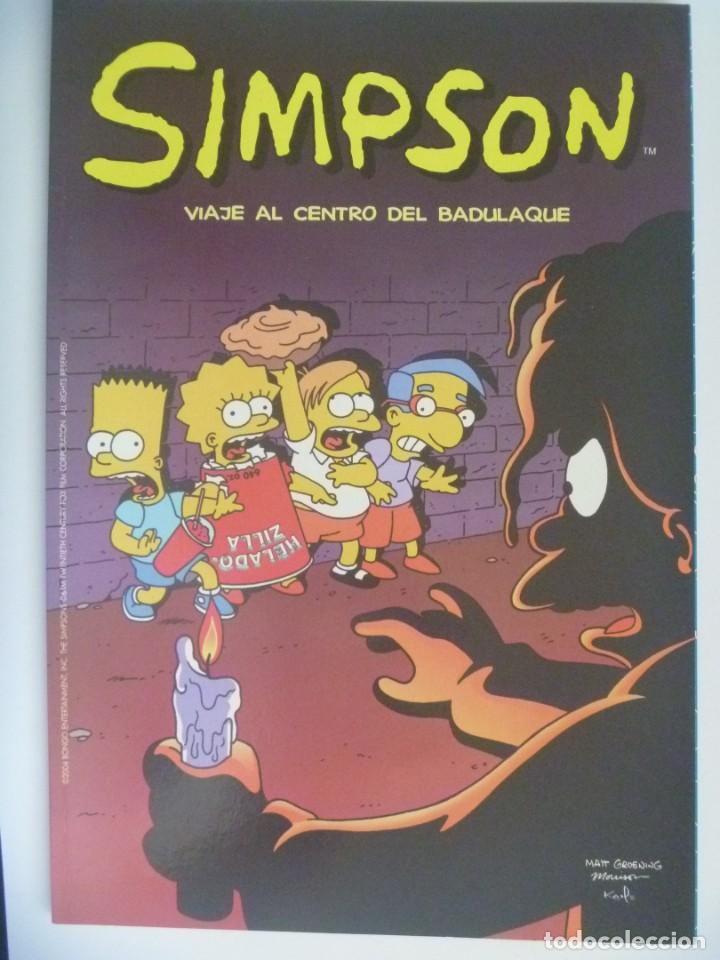 C&oacute;mics: ALBUM DE LOS SIMPSON : VIAJE AL CENTRO DEL BADULAQUE . DE BONGO GROUP , 2004 - Foto 1