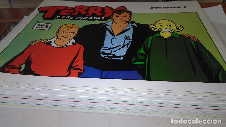 C&oacute;mics: * TERRY Y LOS PIRATAS * EDICIONES B.O. 1985 * COMPLETA 12 N&ordm; IMPECABLES * - Foto 1
