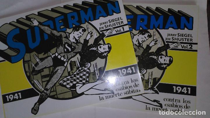 C&oacute;mics: * SUPERMAN * DISTRICOMIC 1983 * LOTE COMPLETO 2 N&ordm; IMPECABLES * - Foto 1