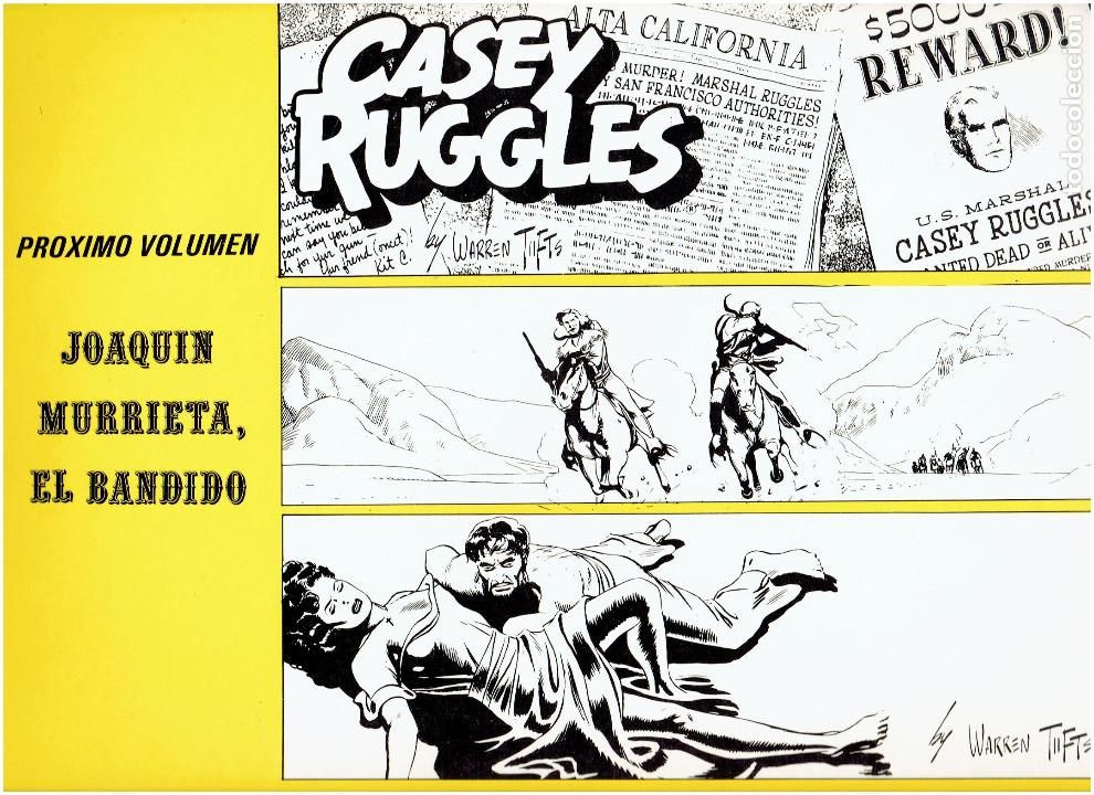 C&oacute;mics: * CASEY RUGGLES * EDICIONES B O 1983 * WARREN TUFTS * UNA SAGA DEL OESTE * IMPECABLE * - Foto 3