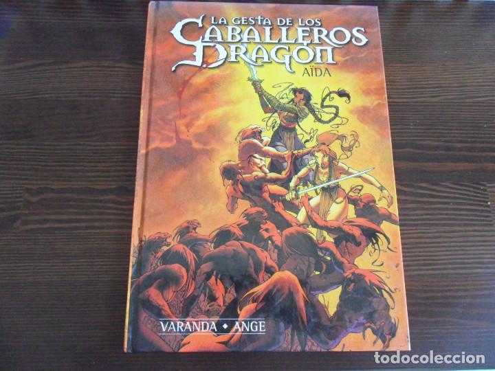 C&oacute;mics: la gesta de los caballeros dragon - aida . 1&ordf; edicion 2002 en tapas duras - Foto 1