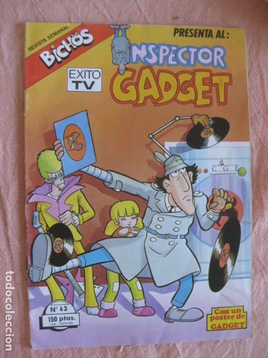 C&oacute;mics: BICHOS N&ordm; 43. INSPECTOR GADGET. CON UN POSTER DE GADGET. - Foto 1