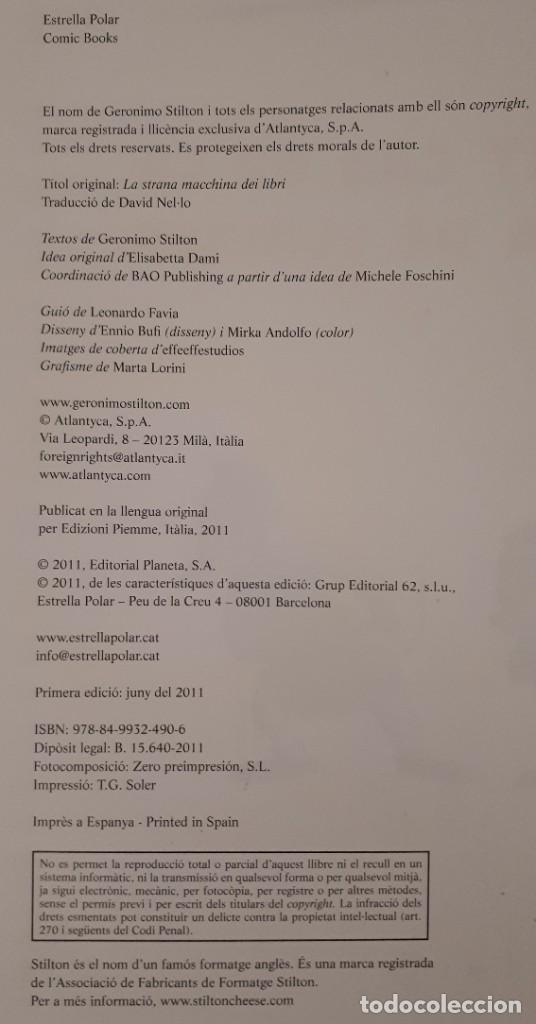 C&oacute;mics: L&rsquo;estrany cas de la m&agrave;quina de llibres &ndash; Geronimo Stilton - Foto 2