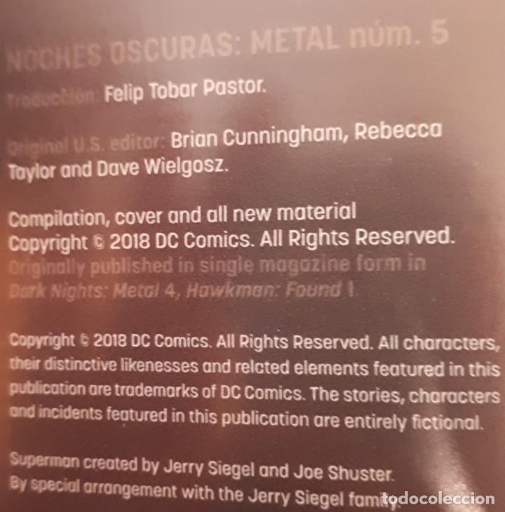 C&oacute;mics: Noches oscuras: Metal 5 - Foto 2