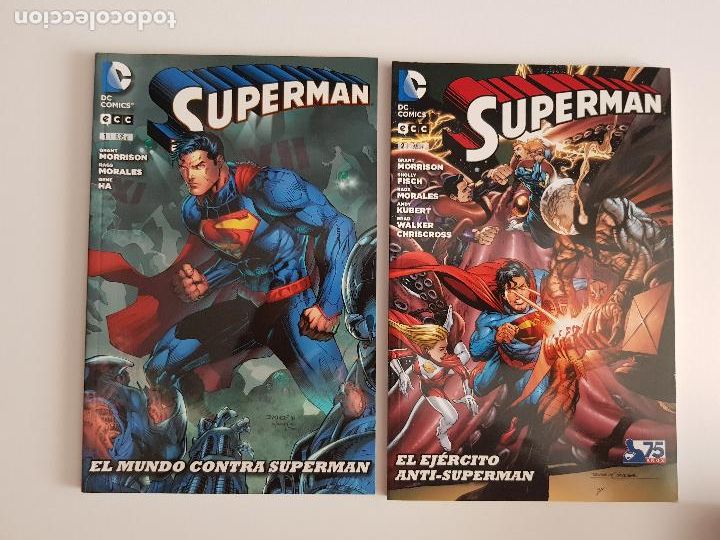 C&oacute;mics: Superman 1 y 2 (Morrison, Morales, ECC Comics /DC) - Foto 1