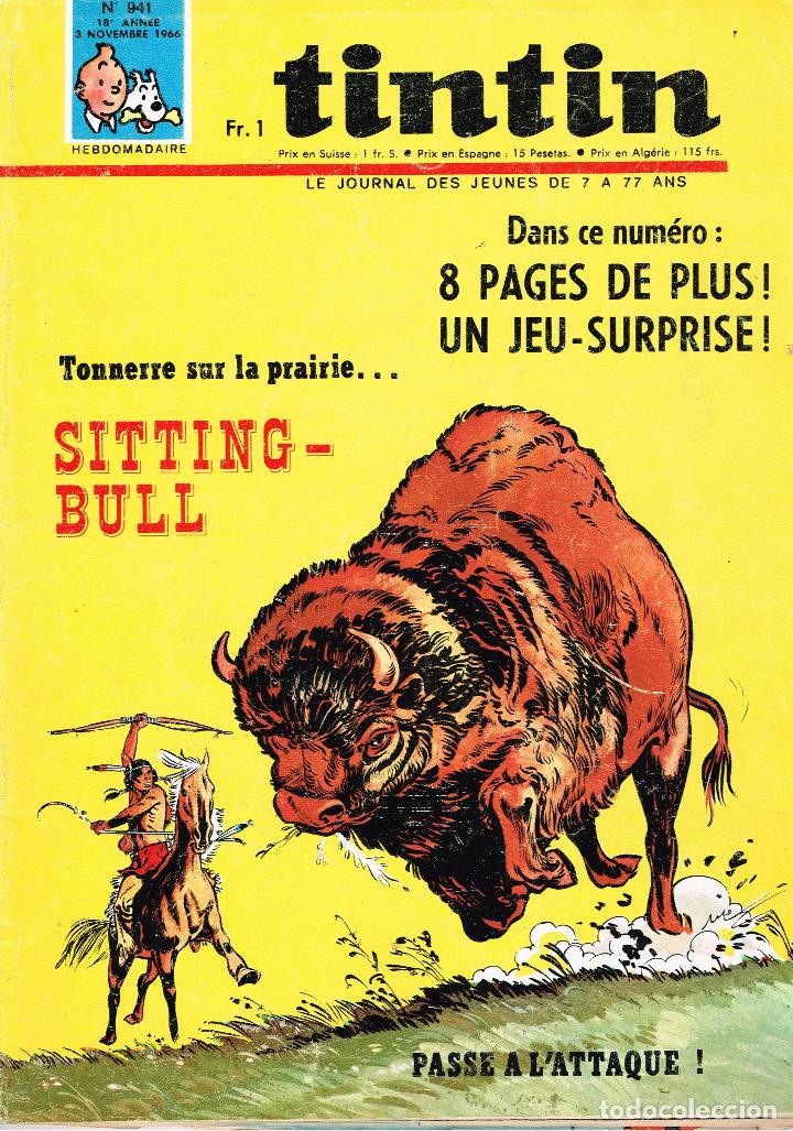 Comics: Revista Tintin n&ordm; 941.a&ntilde;o 1967.original franc&eacute;s.