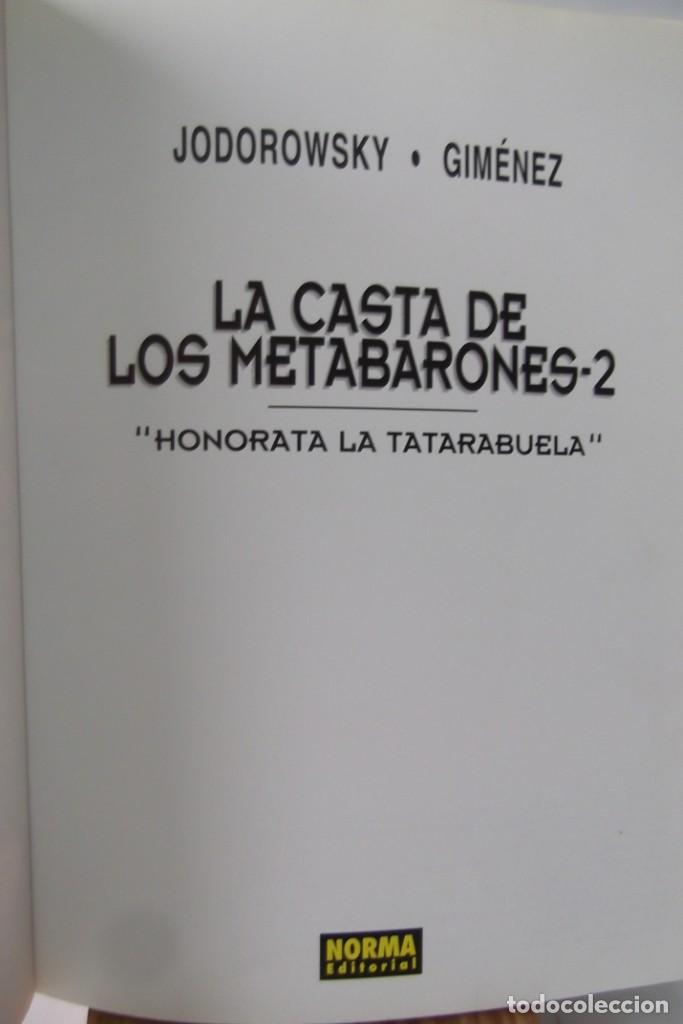 C&oacute;mics: # COMIC :LA CASTA DE LOS METABARONES -2. JODOROWSKY &middot; GIMENEZ. 1&ordm; EDICION. 1998# 1998. # - Foto 11