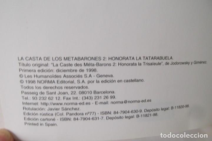 C&oacute;mics: # COMIC :LA CASTA DE LOS METABARONES -2. JODOROWSKY &middot; GIMENEZ. 1&ordm; EDICION. 1998# 1998. # - Foto 12
