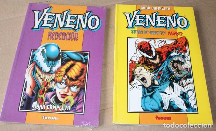 C&oacute;mics: NUEVO (precintado)- 3 miniseries COMPLETAS 2 tomos - VENENO redenci&oacute;n, MATANZA, guerra de SIMBIONTES