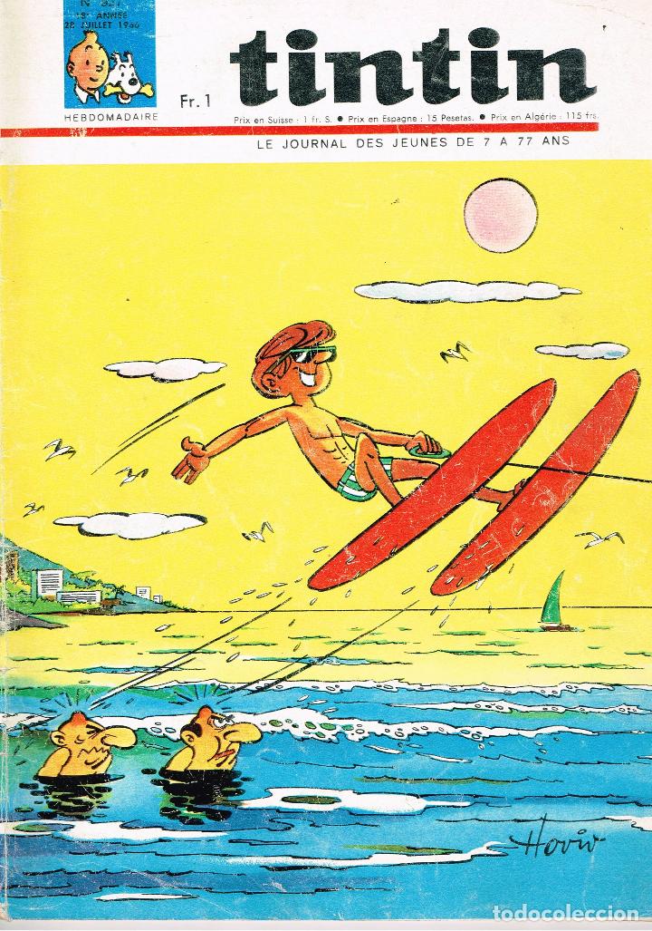 C&oacute;mics: Revista Tintin n&ordm; 927,A&ntilde;o 1966.original franc&eacute;s.