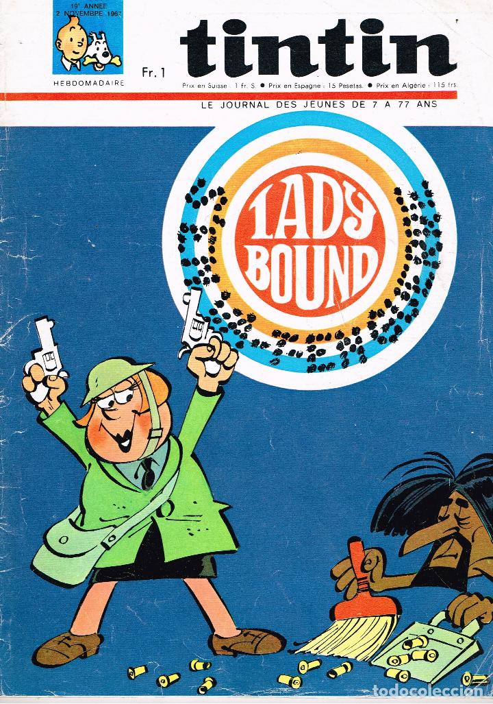 C&oacute;mics: Revista Tintin n&ordm; 993,A&ntilde;o 1967.original franc&eacute;s.