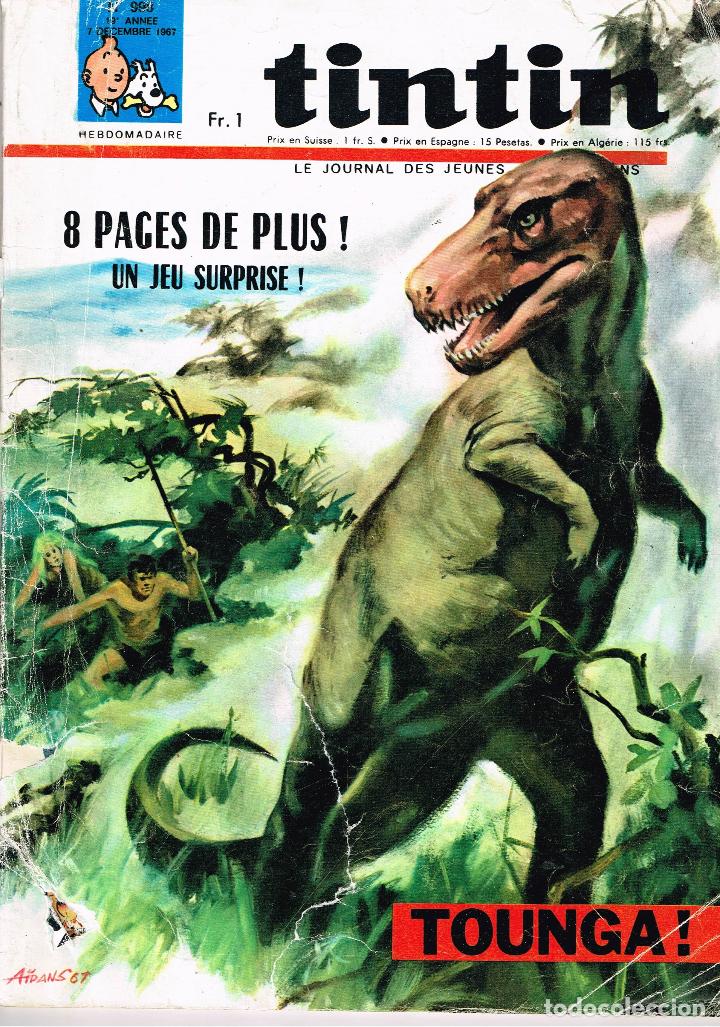 C&oacute;mics: Revista Tintin n&ordm; 998,A&ntilde;o 1967.original franc&eacute;s.