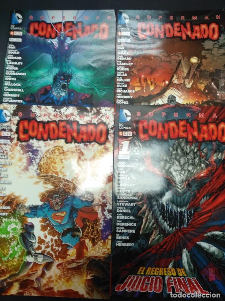 C&oacute;mics: SUPERMAN NUEVO UNIVERSO DC CONDENADO COMPLETA EN 4 TOMOS R&Uacute;STICA ECC DC - Foto 1