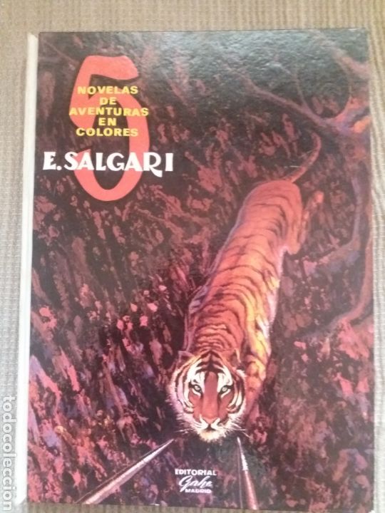 C&oacute;mics: 5 NOVELAS DE AVENTURAS DE E.SALGARI - A&Ntilde;O 1967 EDITORIAL GAHE - Foto 1