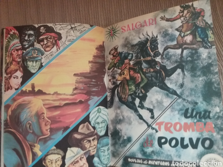 C&oacute;mics: 5 NOVELAS DE AVENTURAS DE E.SALGARI - A&Ntilde;O 1967 EDITORIAL GAHE - Foto 3