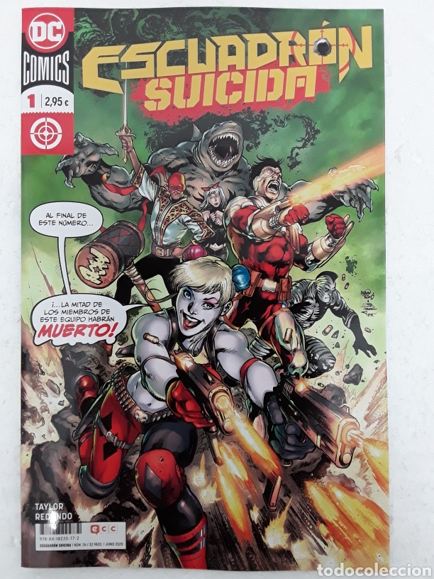 C&oacute;mics: Escuadr&oacute;n Suicida 26 / 1 (grapa) - Taylor, Redondo - ECC c&oacute;mics - Foto 1