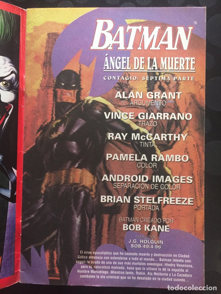 C&oacute;mics: BATMAN N.248 CONTAGIO PARTE VII EDITORIAL VID DC C&Oacute;MICS ( 1987/2002 ). - Foto 3