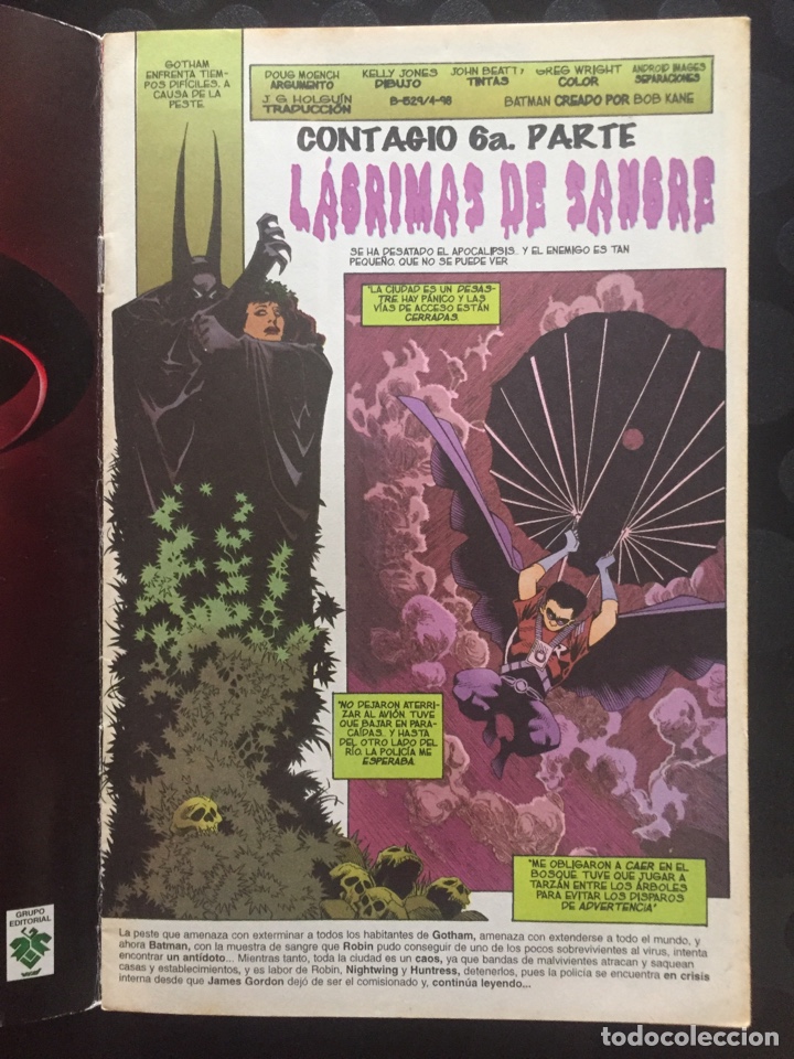 C&oacute;mics: BATMAN N.247 CONTAGIO PARTE VI EDITORIAL VID DC C&Oacute;MICS ( 1987/2002 ). - Foto 3