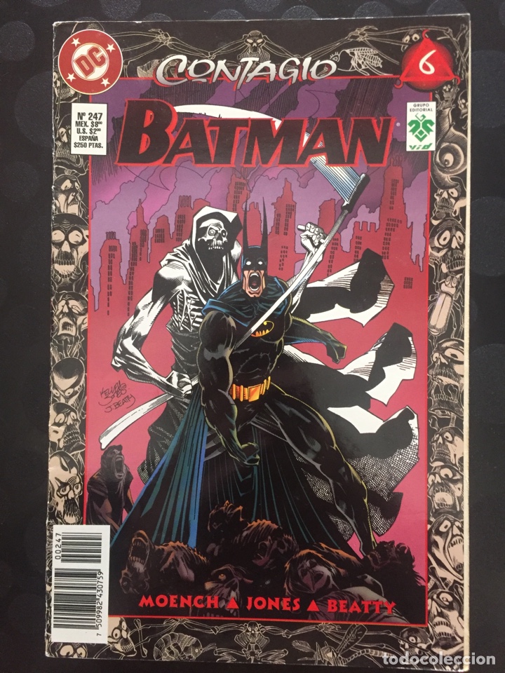 C&oacute;mics: BATMAN N.247 CONTAGIO PARTE VI EDITORIAL VID DC C&Oacute;MICS ( 1987/2002 ). - Foto 1
