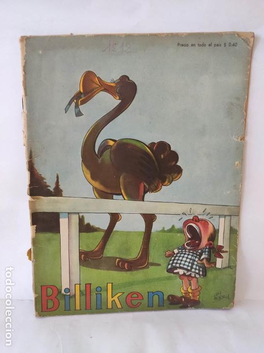 Fumetti: Billiken n&ordm; 1512. Editorial Atl&aacute;ntida 1964 ,FALTA el poster central Y CONTRAPORTADA