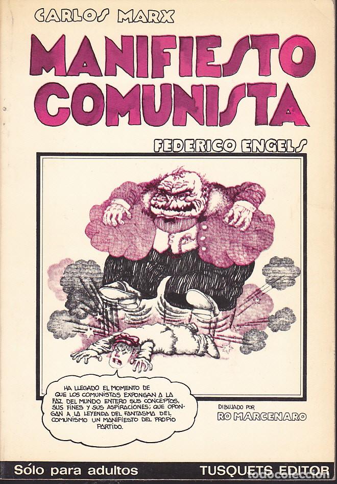 C&oacute;mics: MANIFESTO COMUNISTA TUSQUETS EDITOR 1&ordm; EDICION 1976 - Foto 1
