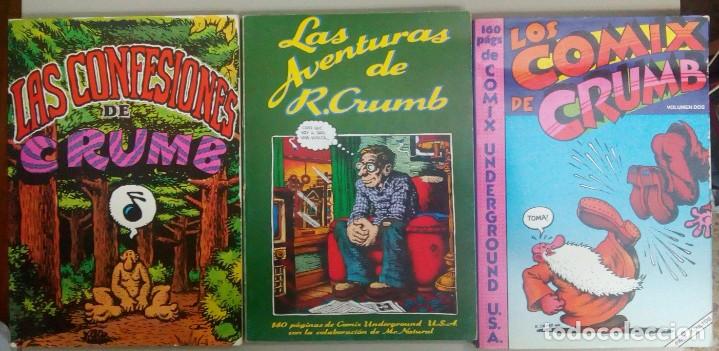 C&oacute;mics: ROBERT CRUMB. LOTE DE 3 TOMOS, PASTANAGA, C9478 - Foto 1