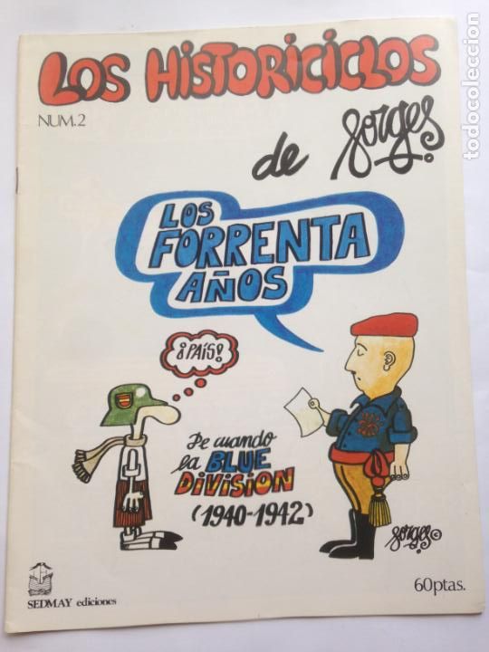 C&oacute;mics: LOS HISTORICICLOS DE FORGES, N&ordm; 2, SEDMAY EDICIONES 1977