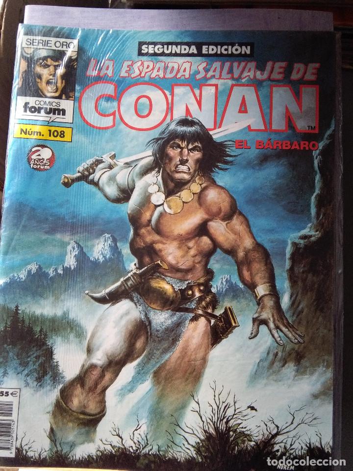 C&oacute;mics: LA ESPADA SALVAJE DE CONAN 108 SEGUNDA EDICI&Oacute;N-FORUM - Foto 1