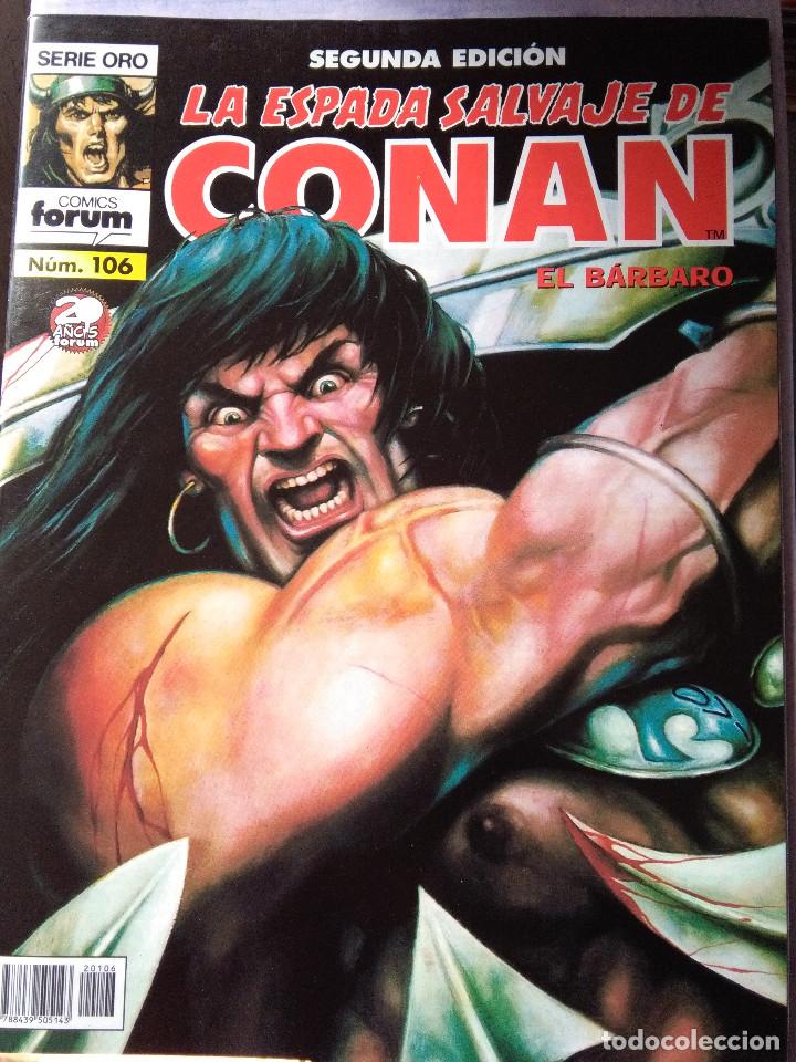 C&oacute;mics: LA ESPADA SALVAJE DE CONAN 106 SEGUNDA EDICI&Oacute;N-FORUM - Foto 1