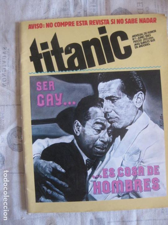 C&oacute;mics: TITANIC N&ordm; 1. JUNIO 1983. EDICIONES EL JUEVES 1983. - Foto 1