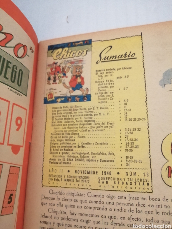 C&oacute;mics: EL GRAN CHICOS, Num. 13: Noviembre 1946 (Comic) - Foto 3