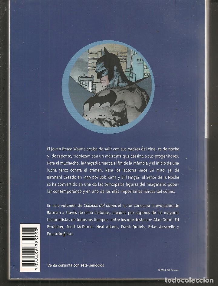 C&oacute;mics: BATMAN. BOB KANE. CL&Aacute;SICOS DEL C&Oacute;MIC. (B/A38) - Foto 2