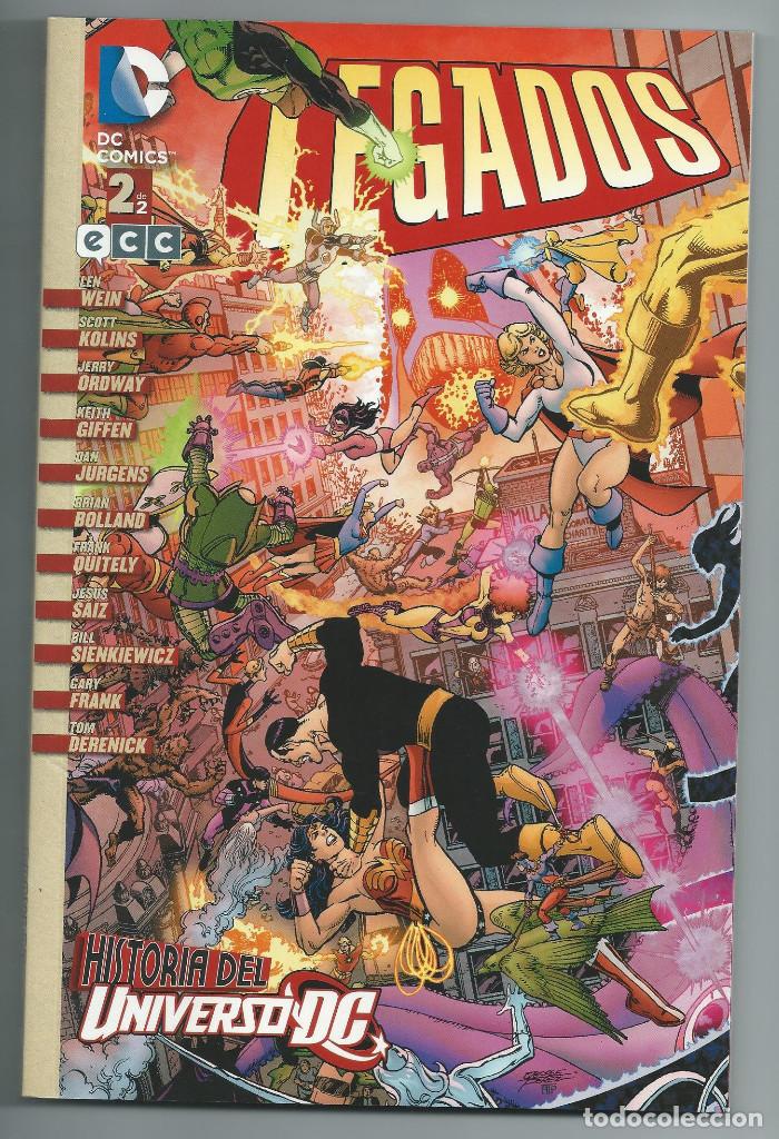 C&oacute;mics: LEGADOS : HISTORIA DEL UNIVERSO DC. COMPLETA , DOS TOMOS . NUEVOS. (ECC, 2012) - Foto 2