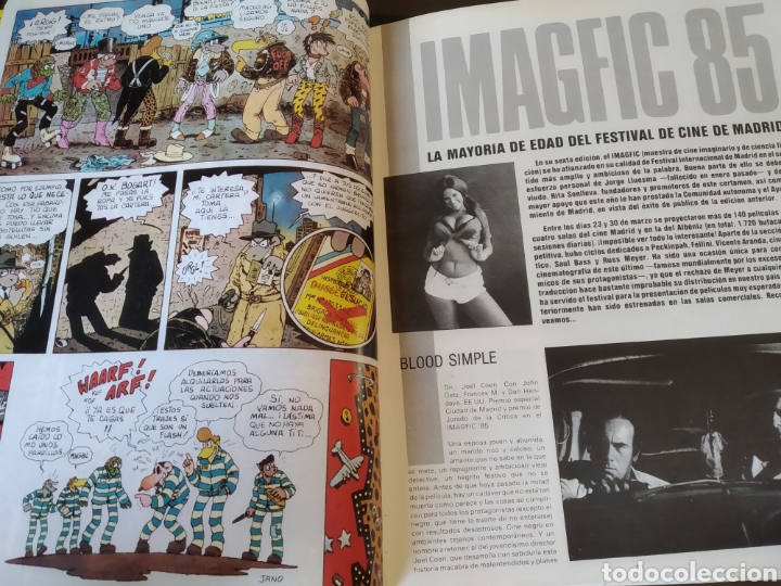C&oacute;mics: REVISTA COMIC METAL HURLANT IMAGFIC 85 NUMERO 35 - Foto 2