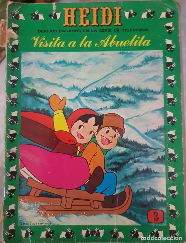 C&oacute;mics: Heidi - Visita a la abuelita - Comic libro N&uacute;mero 3 - 1976 - Foto 1