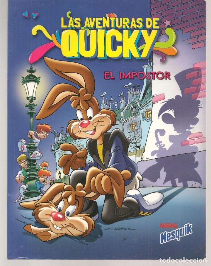 C&oacute;mics: LAS AVENTURAS DE QUICKY. EL IMPOSTOR. NESTLE / NESQUIK. (C/A41) - Foto 1