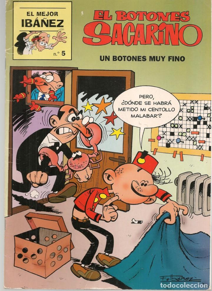 C&oacute;mics: EL MEJOR IB&Aacute;&Ntilde;EZ. N&ordm; 5. EL BOTONES SACARINO. EDICIONES B. (C/A41) - Foto 1