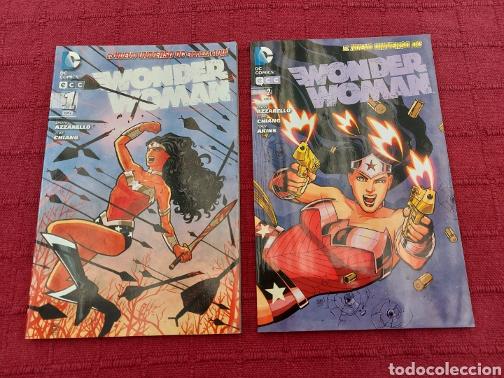 C&oacute;mics: WONDER WOMAN EL NUEVO UNIVERSO DC NUMEROS 1 Y 2 -DC COMICS SUPER HEROE - Foto 1