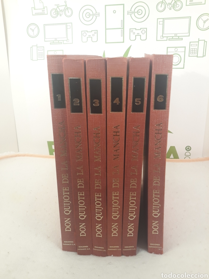 C&oacute;mics: Don quijote de la mancha. Ediciones Naranco. 6 tomos. - Foto 1